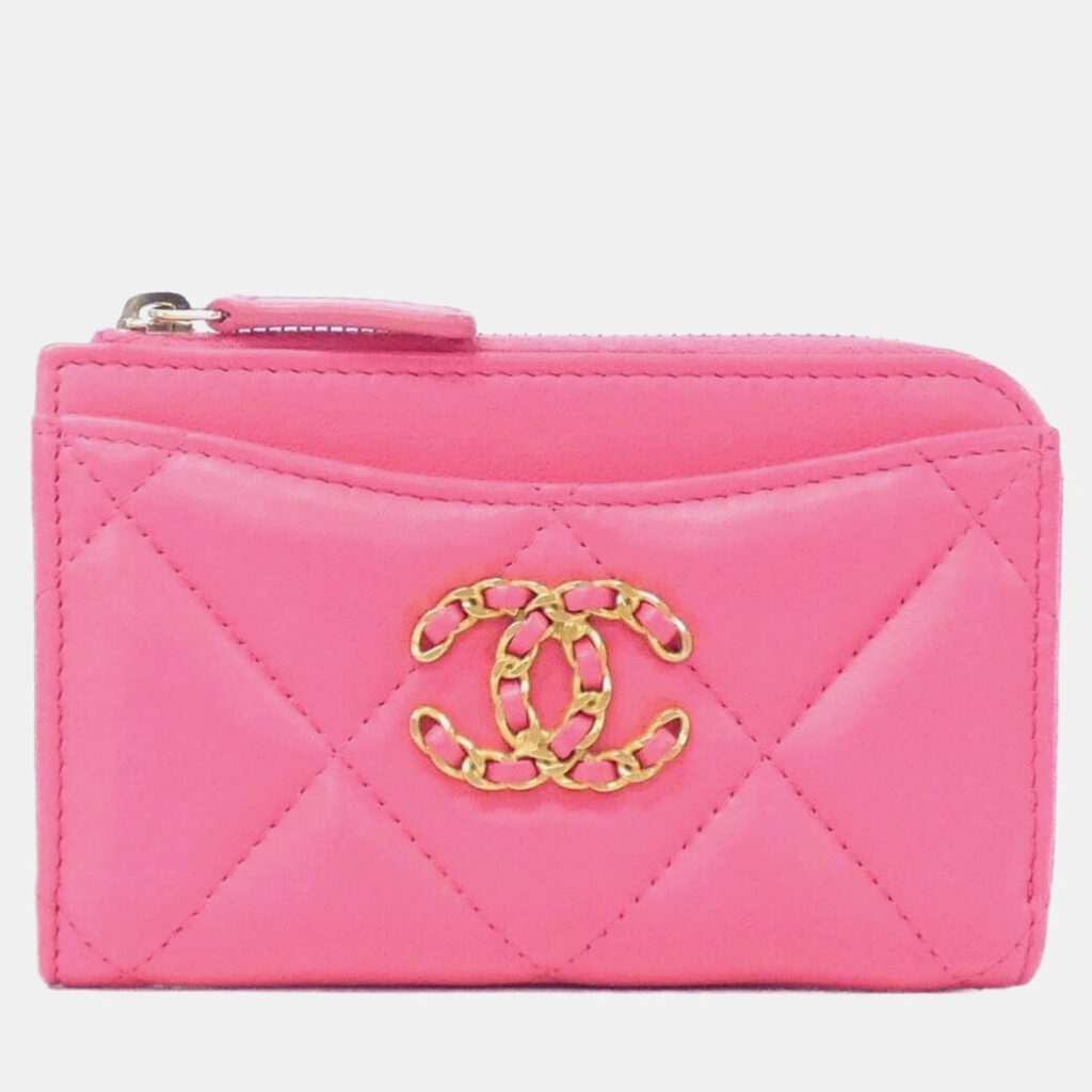 Chanel 19 Line Business Card Holder Case