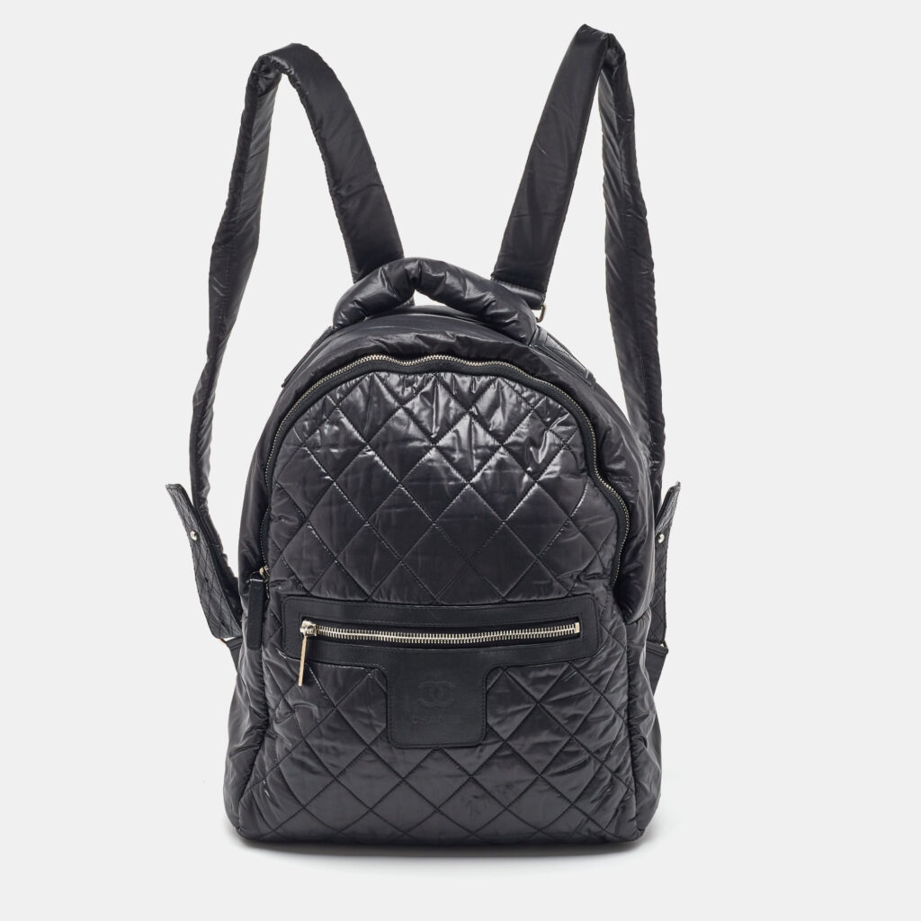 Chanel Black Quilted Nylon Coco Cocoon Backpack Chanel Black Quilted Nylon Coco Cocoon Backpack