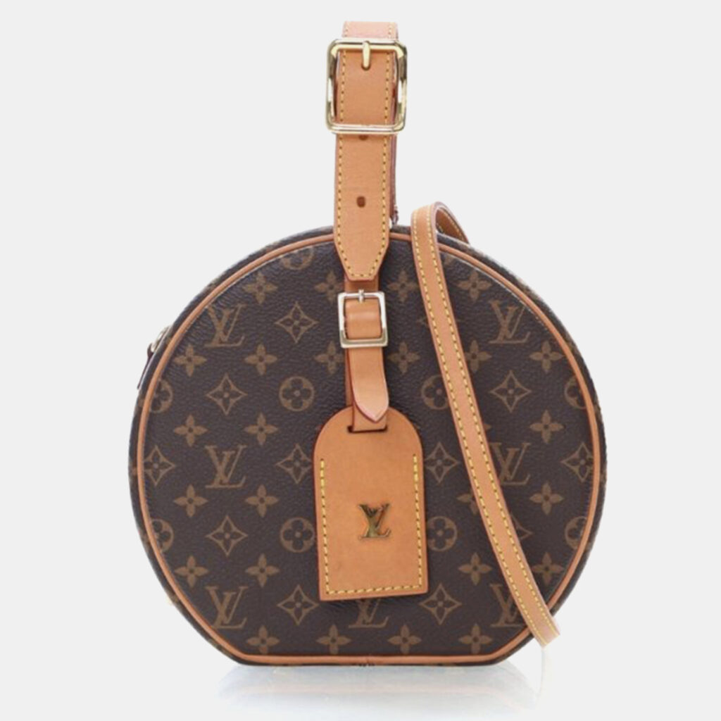 Louis Vuitton Petite Boite Chapeau Monogram Canvas Crossbody Bag Louis Vuitton Petite Boite Chapeau Monogram Canvas Crossbody Bag