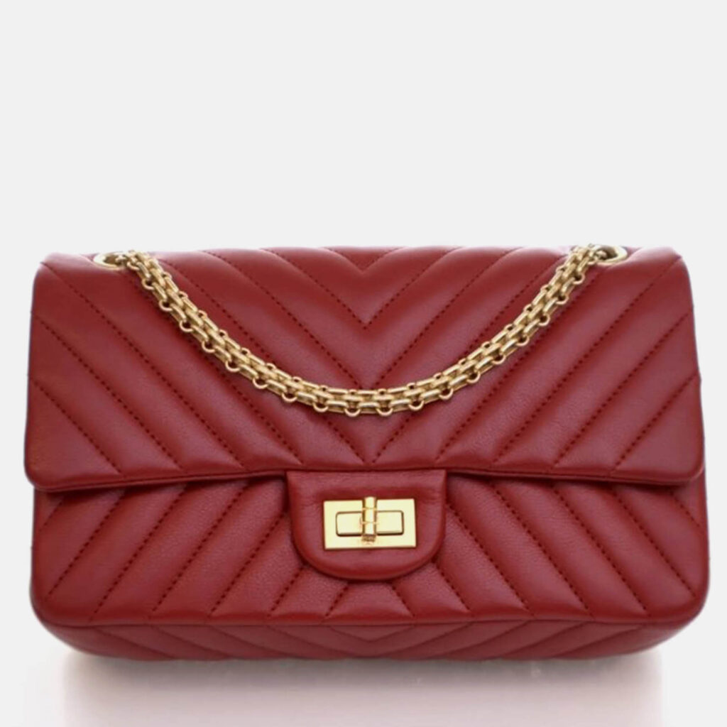 Chanel Reissue 225 Medium Red Calfskin Flap Bag