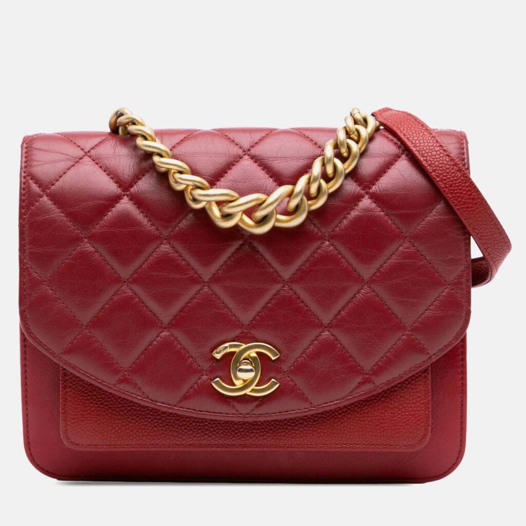 Chanel Chain Handle Flap Small Quilted Calfskin Caviar Bag Chanel Chain Handle Flap Small Quilted Calfskin Caviar Bag