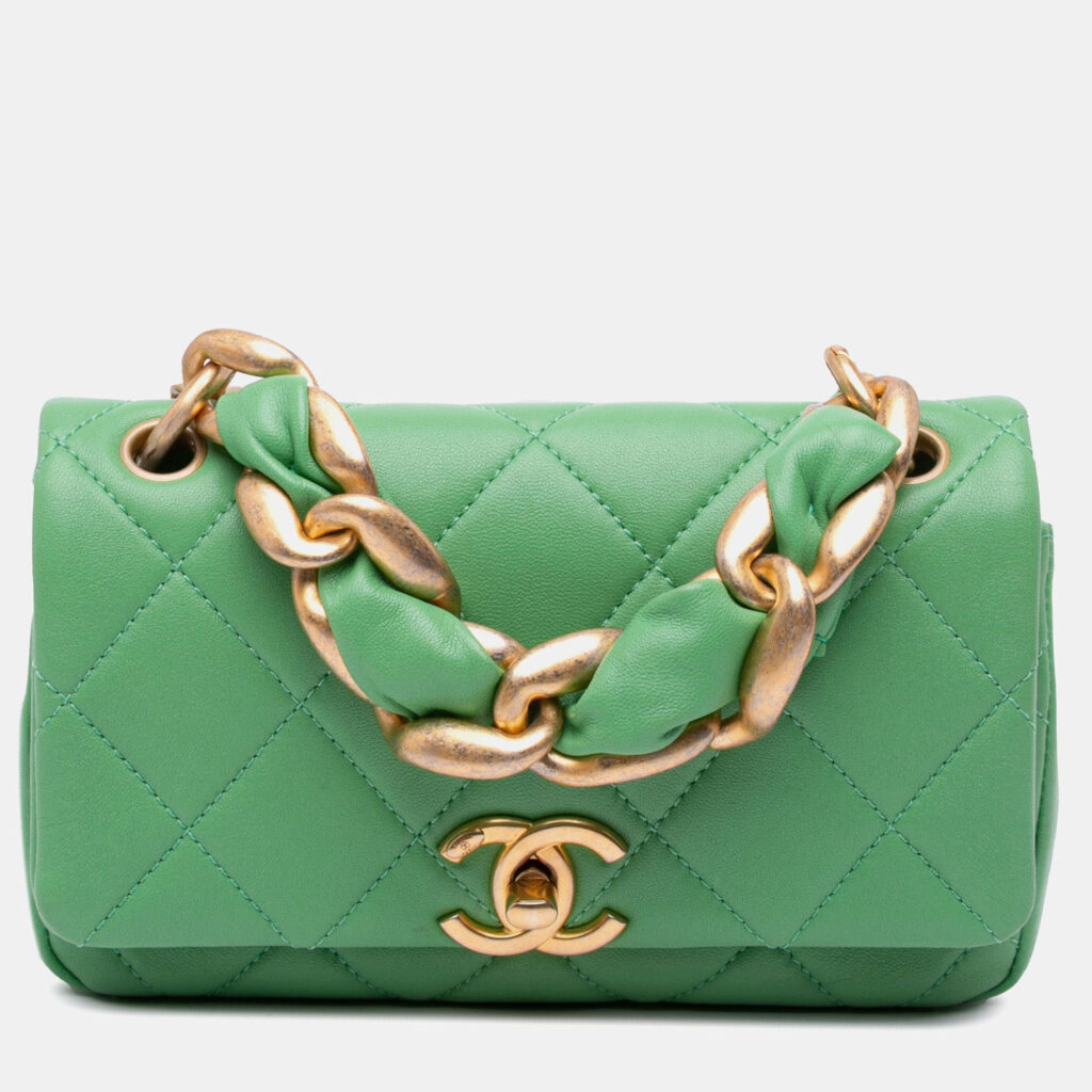 Chanel Chain Is More Flap Small Quilted Lambskin Shoulder Bag Chanel Chain Is More Flap Small Quilted Lambskin Shoulder Bag