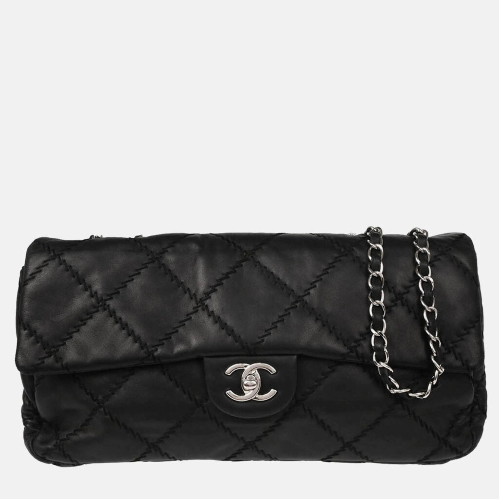 Chanel Ultra Stitch Black Calfskin Shoulder Bag Chanel Ultra Stitch Black Calfskin Shoulder Bag