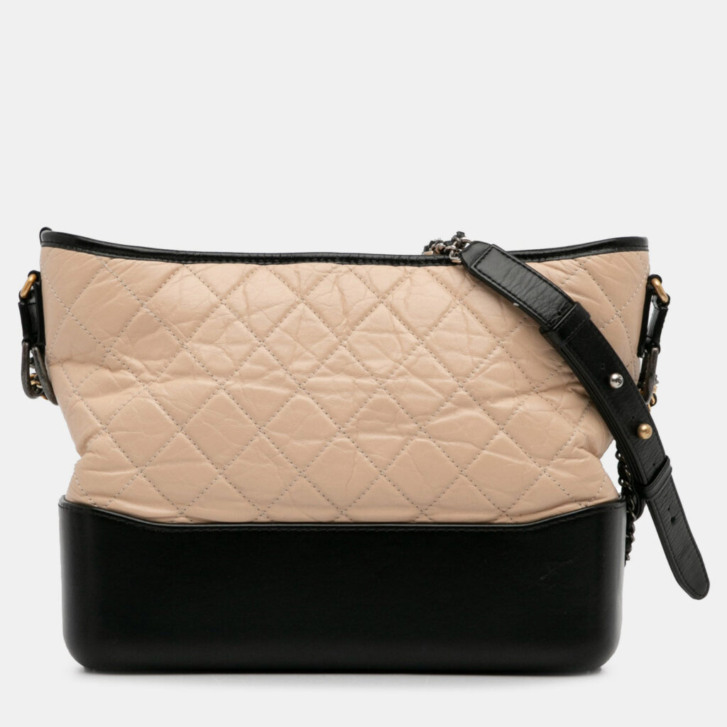 Chanel Gabrielle Medium Bicolor Lambskin Leather Crossbody Bag Chanel Gabrielle Medium Bicolor Lambskin Leather Crossbody Bag