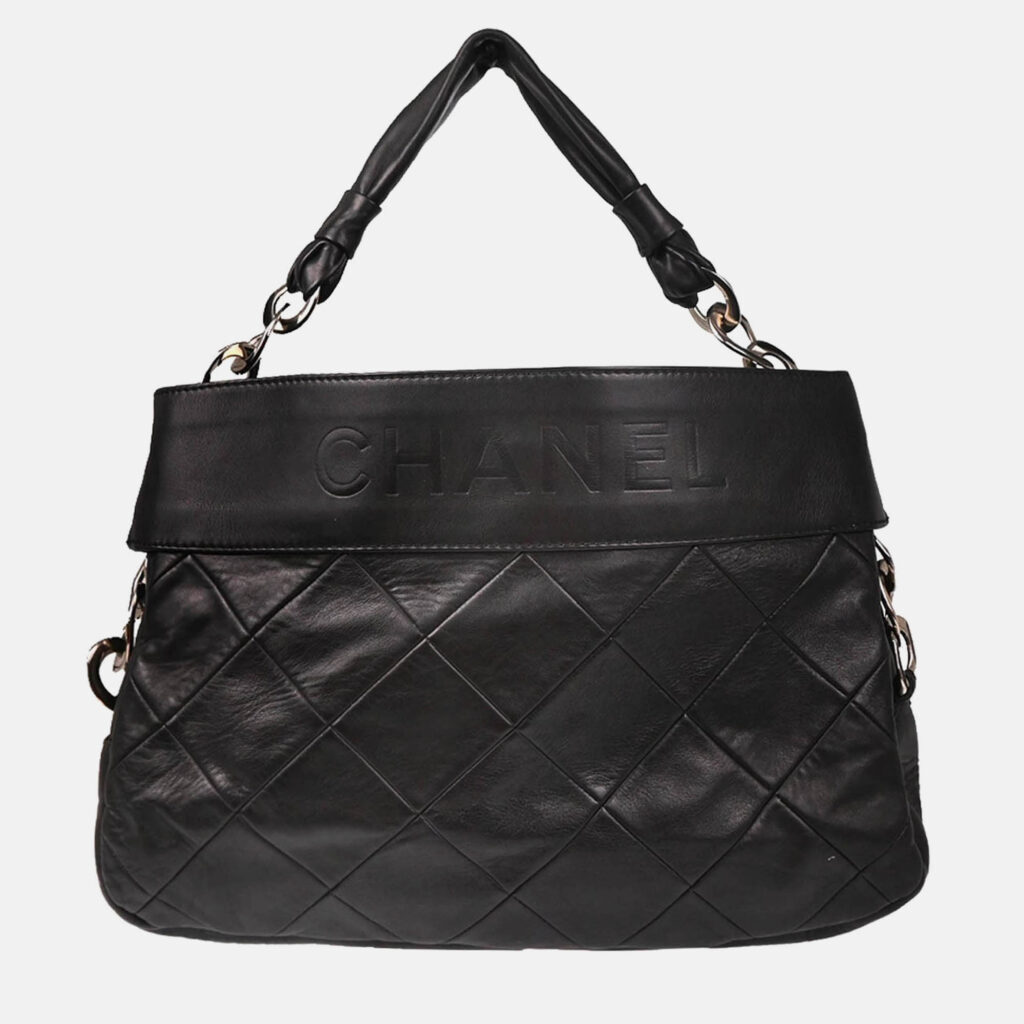 Chanel Black Calfskin Handbag Chanel Black Calfskin Handbag