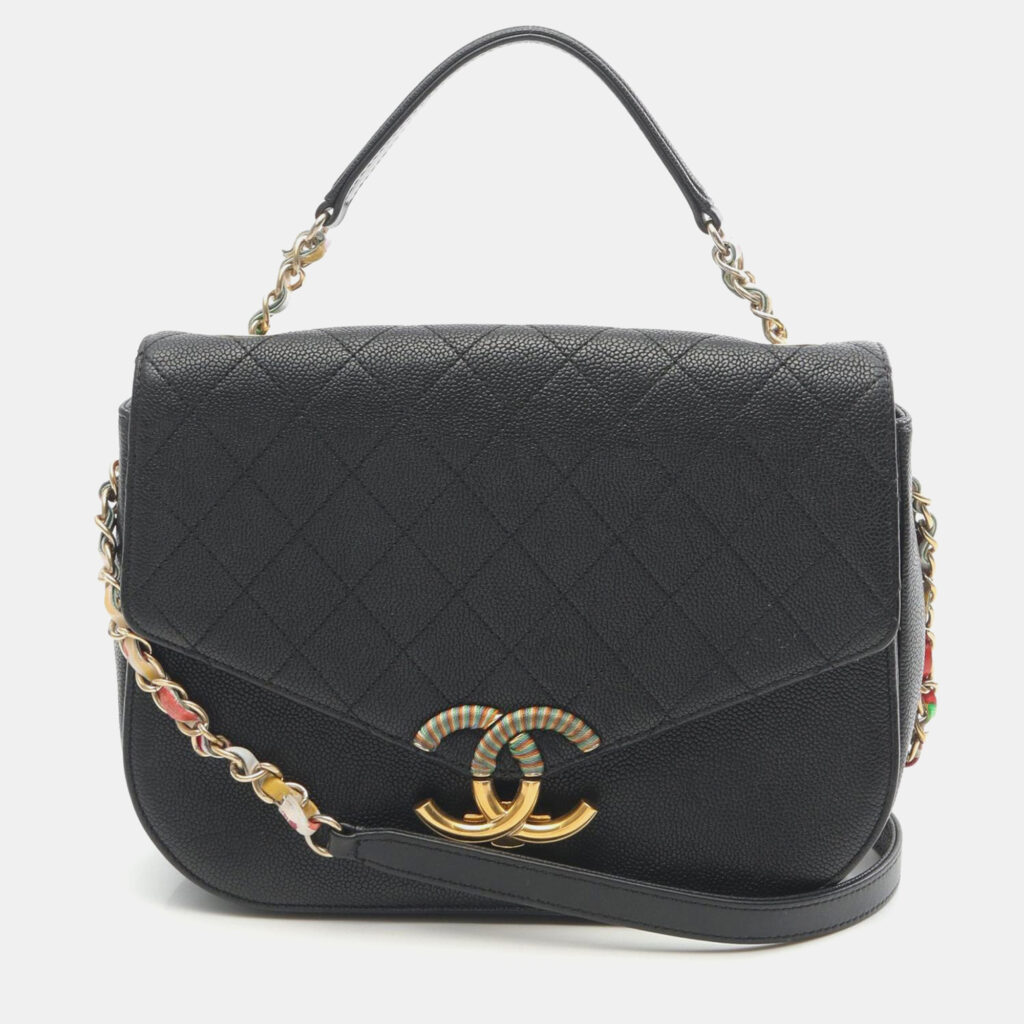 Chanel Coco Cuba Black Calfskin Crossbody Bag Chanel Coco Cuba Black Calfskin Crossbody Bag