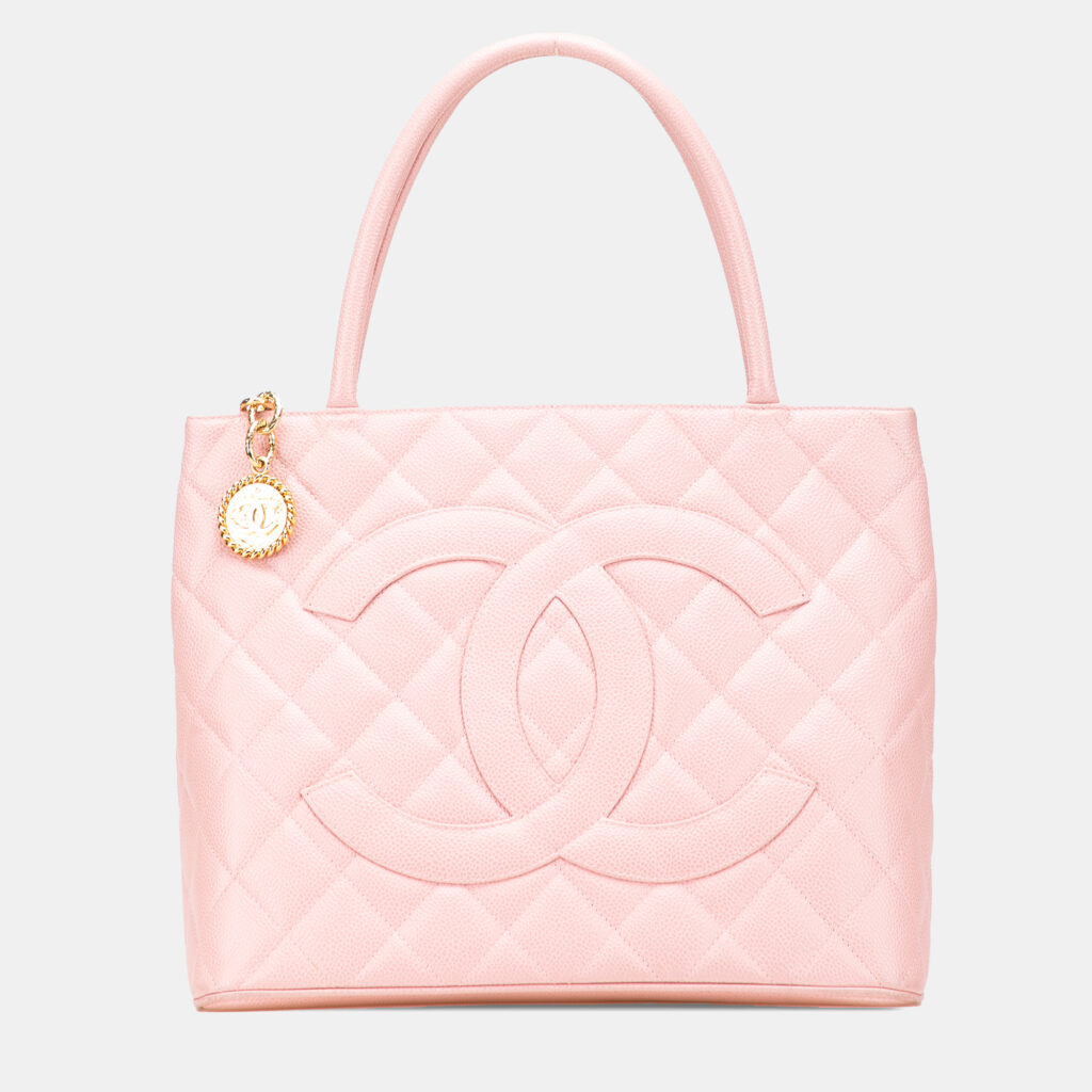Chanel Pink Caviar Medallion Tote Chanel Pink Caviar Medallion Tote