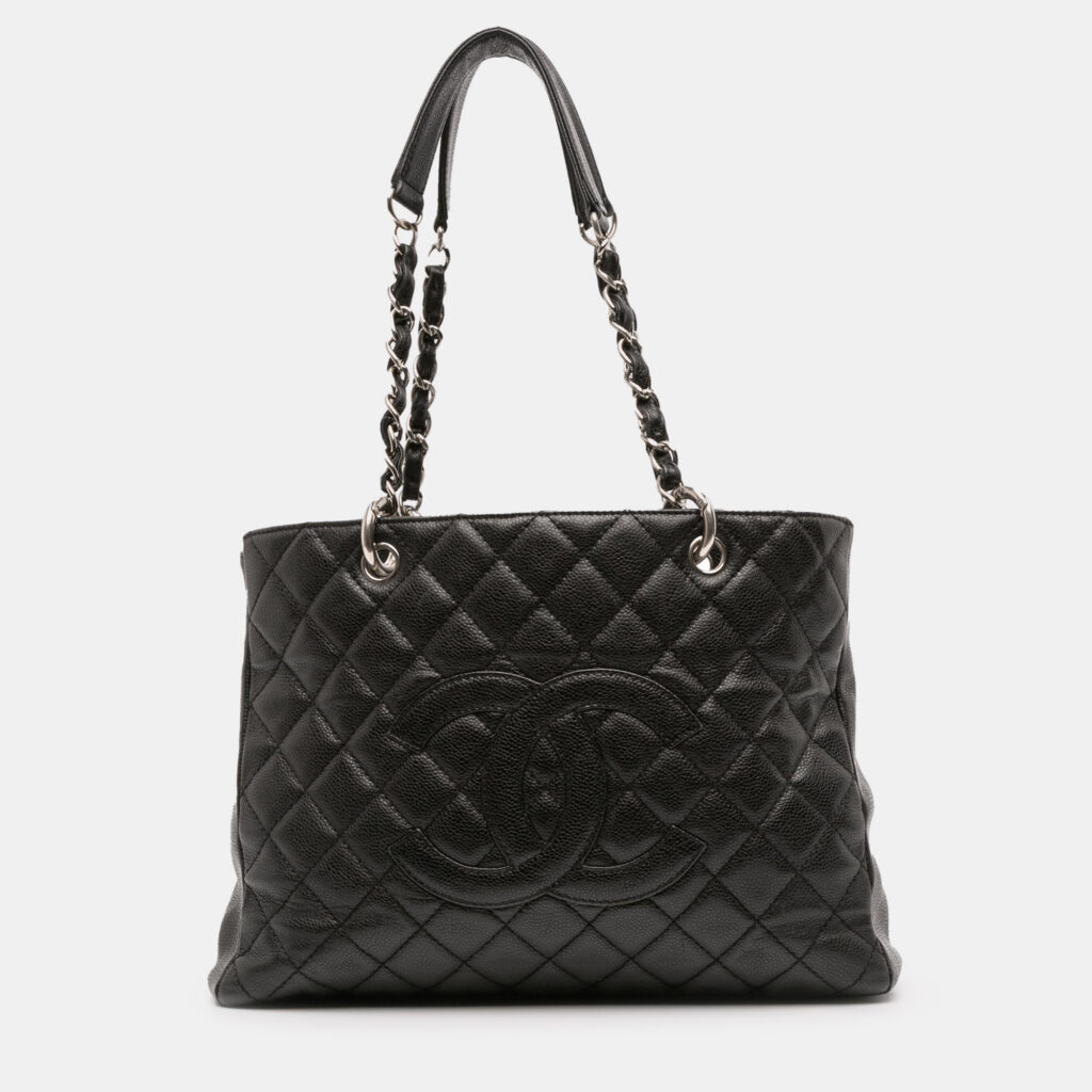 Chanel Black Caviar Grand Shopping Tote Chanel Black Caviar Grand Shopping Tote