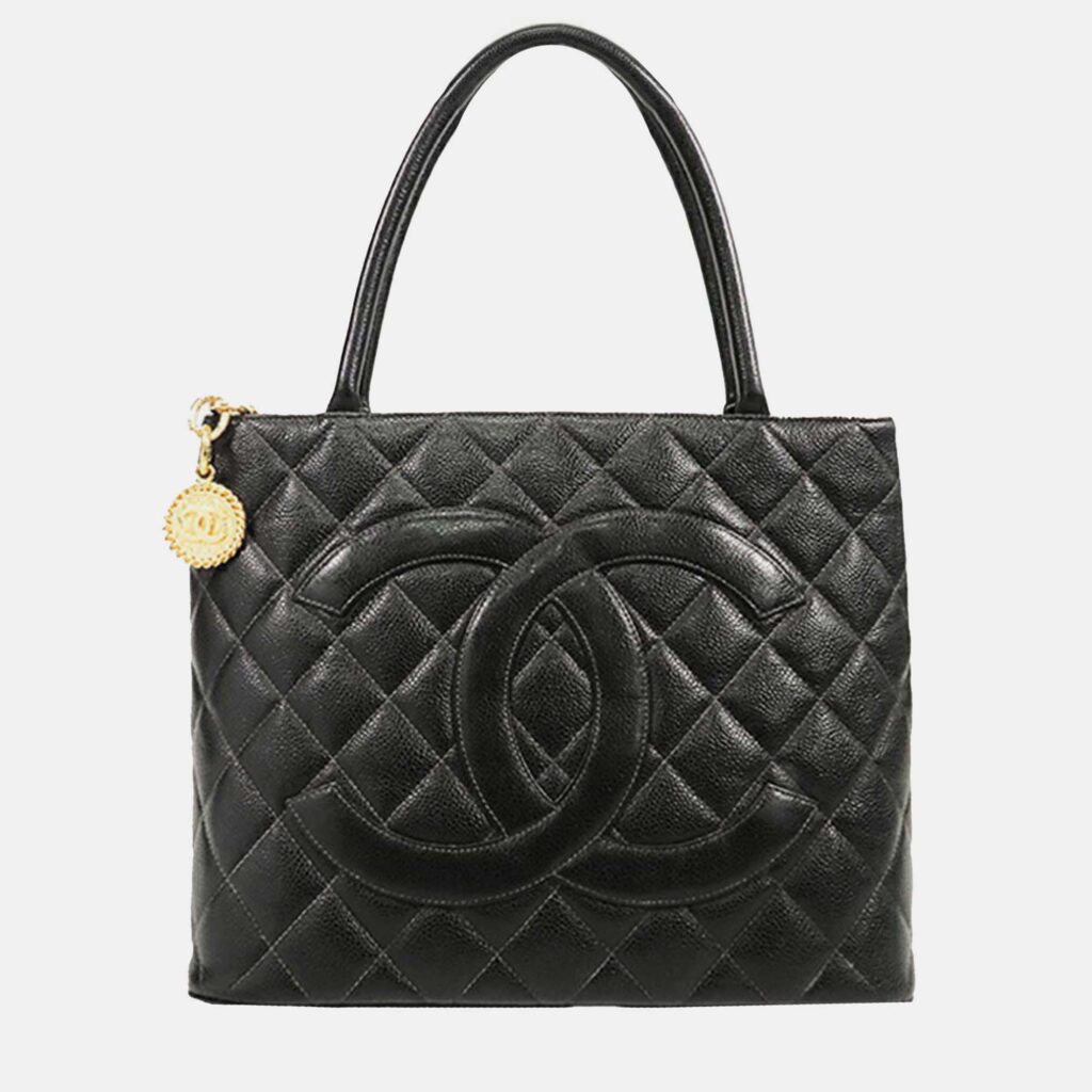 Chanel Black Caviar Medallion Tote Chanel Black Caviar Medallion Tote