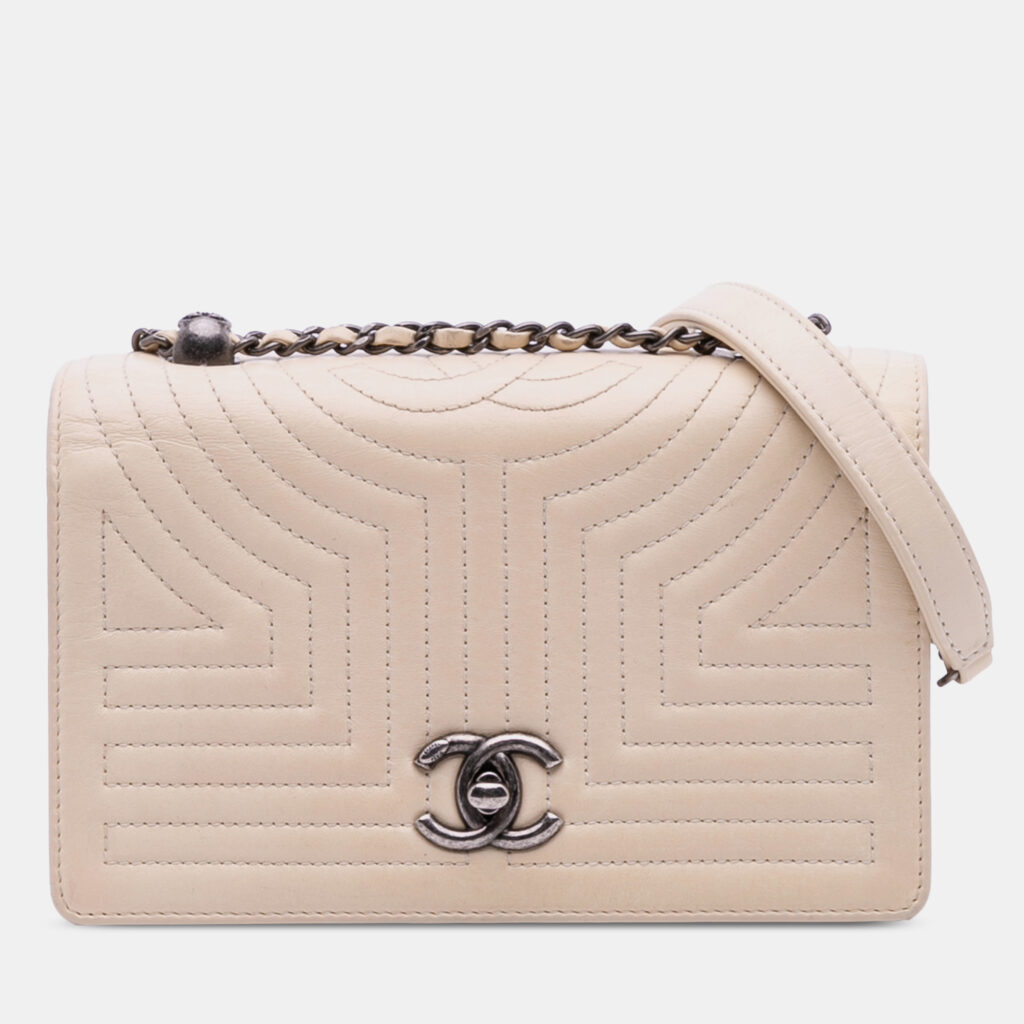 Chanel Brown Small Quilted Calfskin Korean Garden Flap Chanel Brown Small Quilted Calfskin Korean Garden Flap