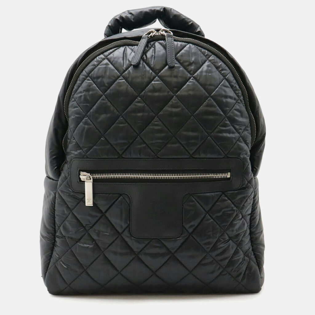 Chanel Coco Cocoon Black Quilted Leather Backpack Chanel Coco Cocoon Black Quilted Leather Backpack