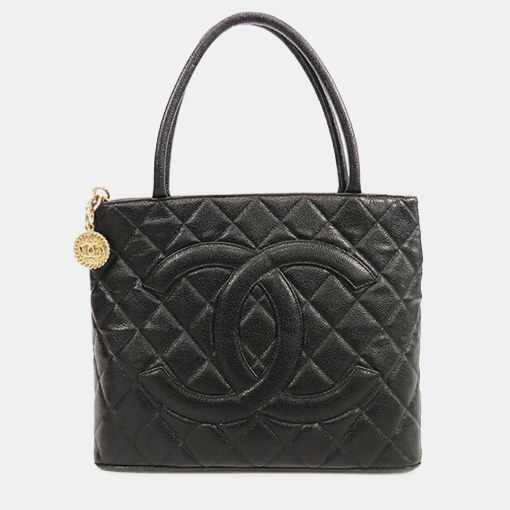 Chanel Black Caviar Medallion Tote Chanel Black Caviar Medallion Tote