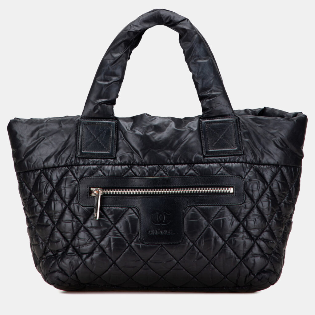 Chanel Black Small Quilted Nylon Coco Cocoon Tote Chanel Black Small Quilted Nylon Coco Cocoon Tote