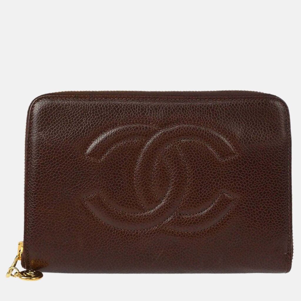 Chanel CC Small Brown Calfskin Wallet Chanel CC Small Brown Calfskin Wallet