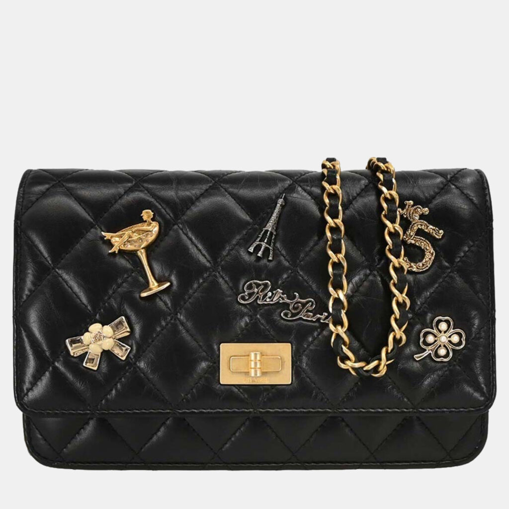 Chanel Calfskin Mademoiselle Lock Icon WOC Wallet on Chain Shoulder Bag Chanel Calfskin Mademoiselle Lock Icon WOC Wallet on Chain Shoulder Bag
