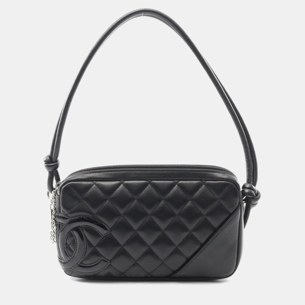 Chanel Cambon Ligne Black Leather Tote Bag Chanel Cambon Ligne Black Leather Tote Bag