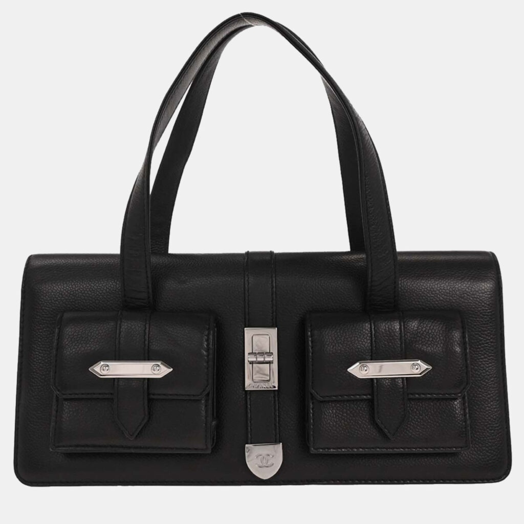 Chanel Black Calfskin Handbag