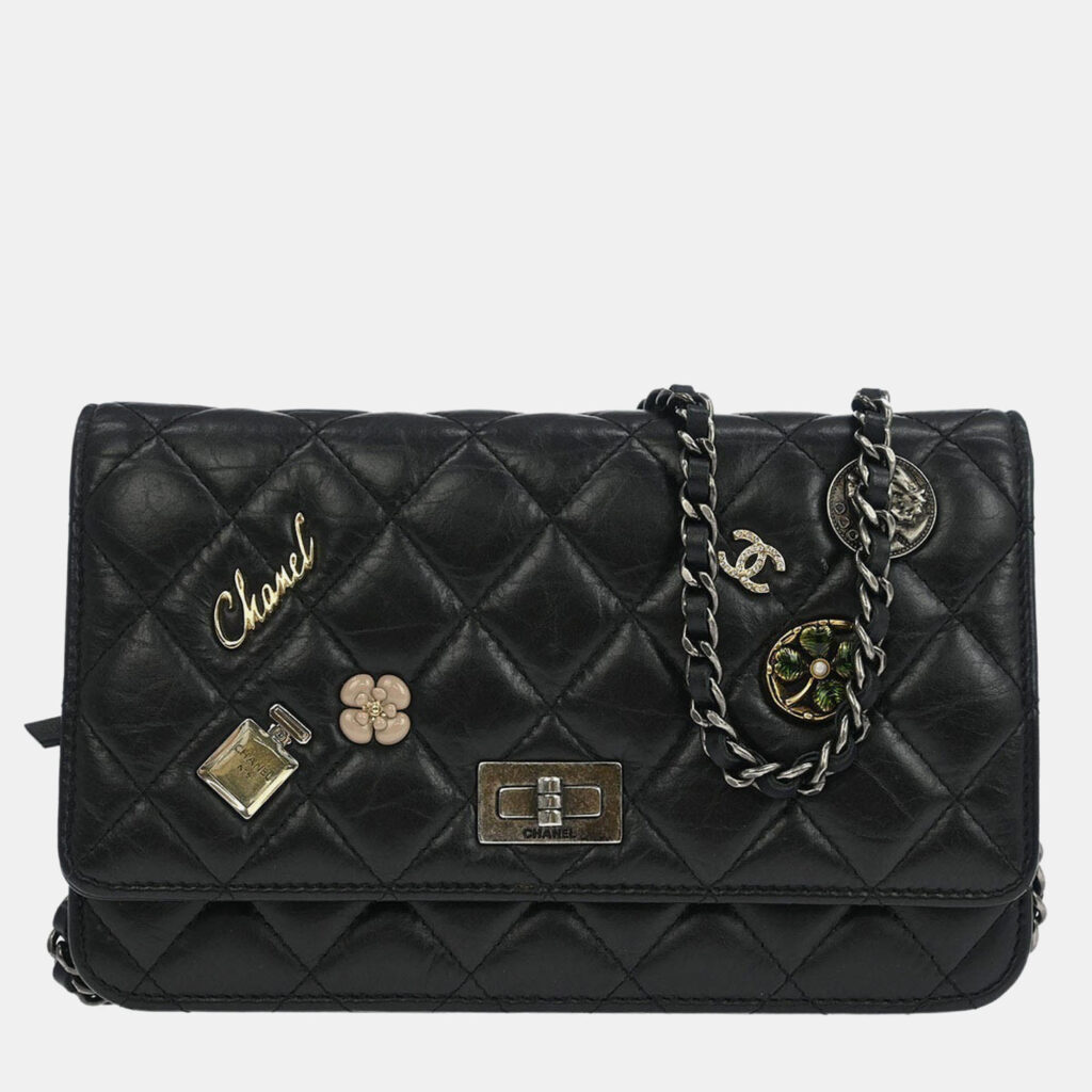 Chanel Calfskin Mademoiselle Lock Icon WOC Wallet on Chain Shoulder Bag Chanel Calfskin Mademoiselle Lock Icon WOC Wallet on Chain Shoulder Bag