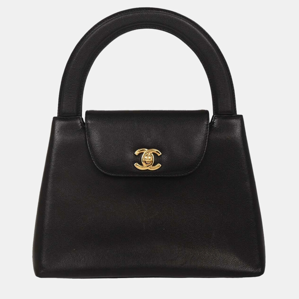 Chanel Black Calfskin Handbag