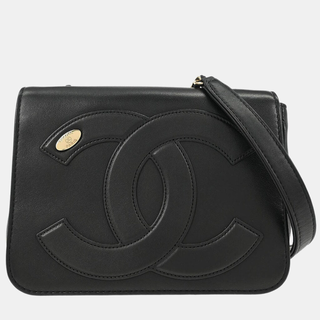 Chanel Black Lambskin Shoulder Bag Chanel Black Lambskin Shoulder Bag