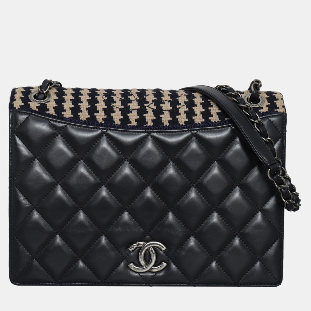 Chanel Quilted Ballerine Tweed Flap Bag