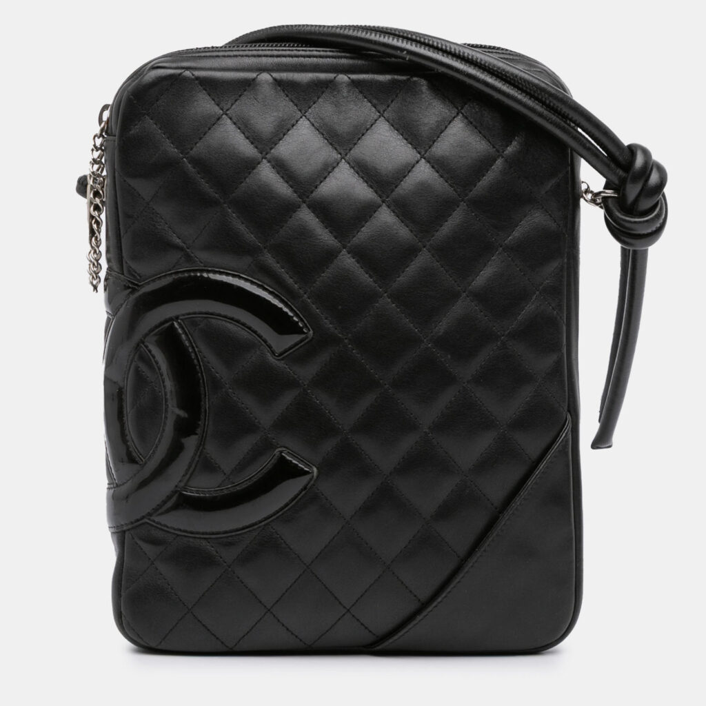 Chanel Black Lambskin Cambon Ligne Crossbody Chanel Black Lambskin Cambon Ligne Crossbody