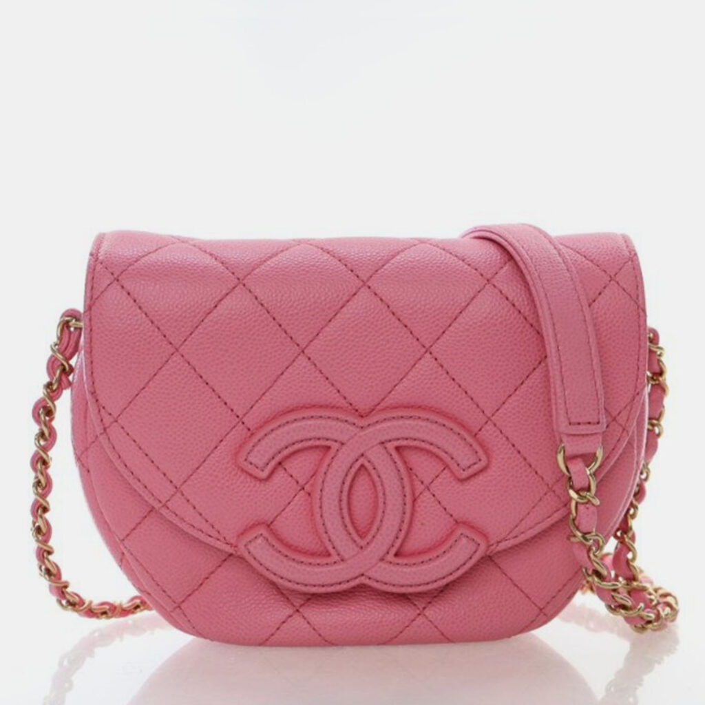 Chanel Mini Pink Caviar Messenger Bag Chanel Mini Pink Caviar Messenger Bag