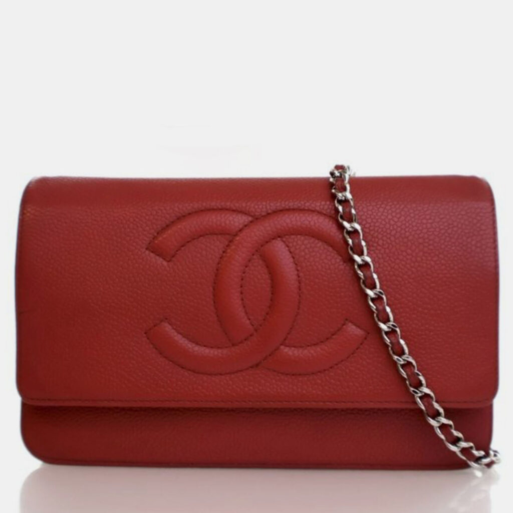 Chanel Caviar Timeless Wallet On Chain (WOC)