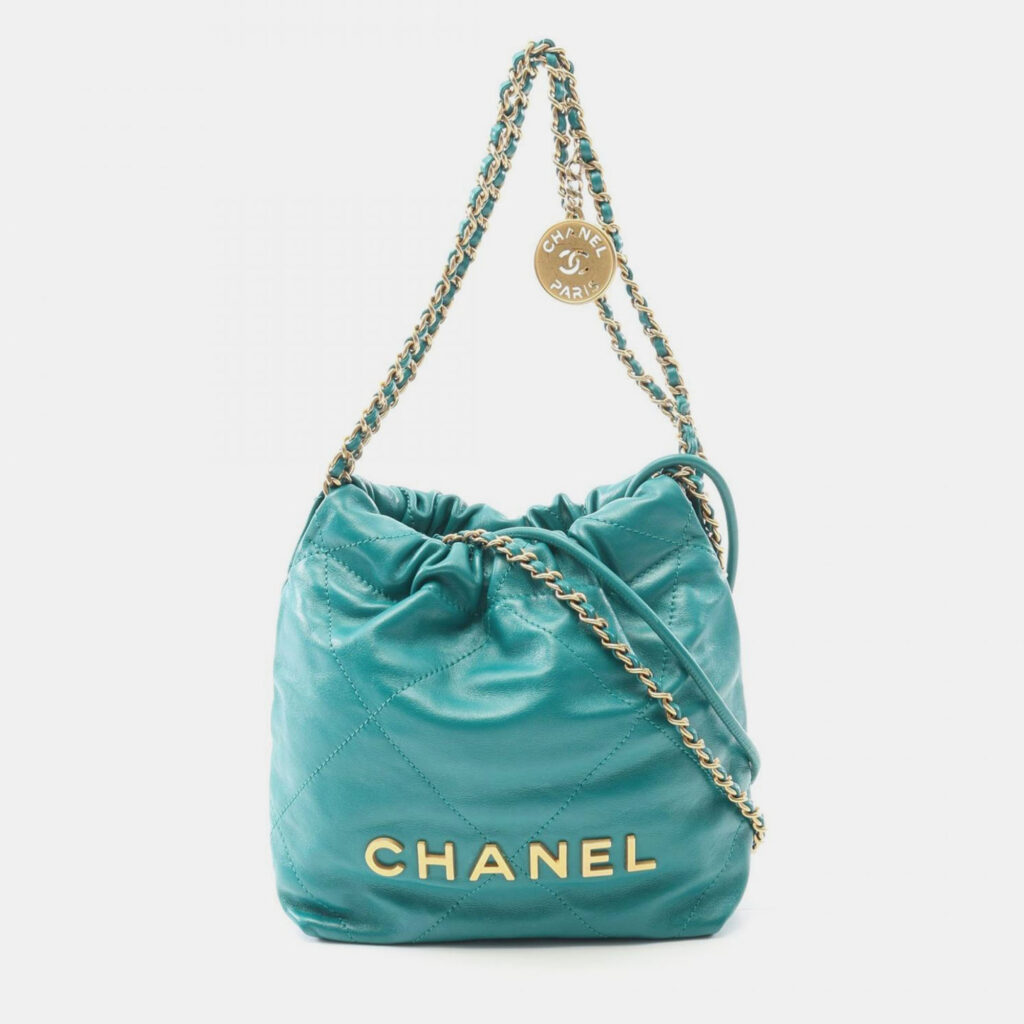 Chanel 22 Mini Leather Hobo Bag