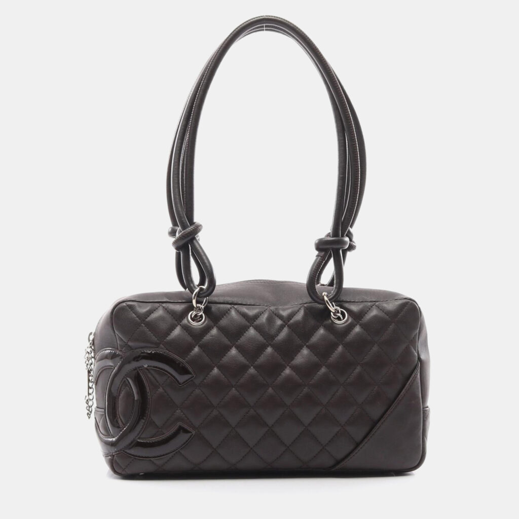 Chanel Cambon Ligne Black Leather Shoulder Bag Chanel Cambon Ligne Black Leather Shoulder Bag