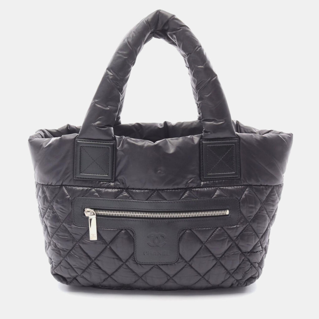 Chanel Coco Cocoon Black Nylon Tote Bag Chanel Coco Cocoon Black Nylon Tote Bag