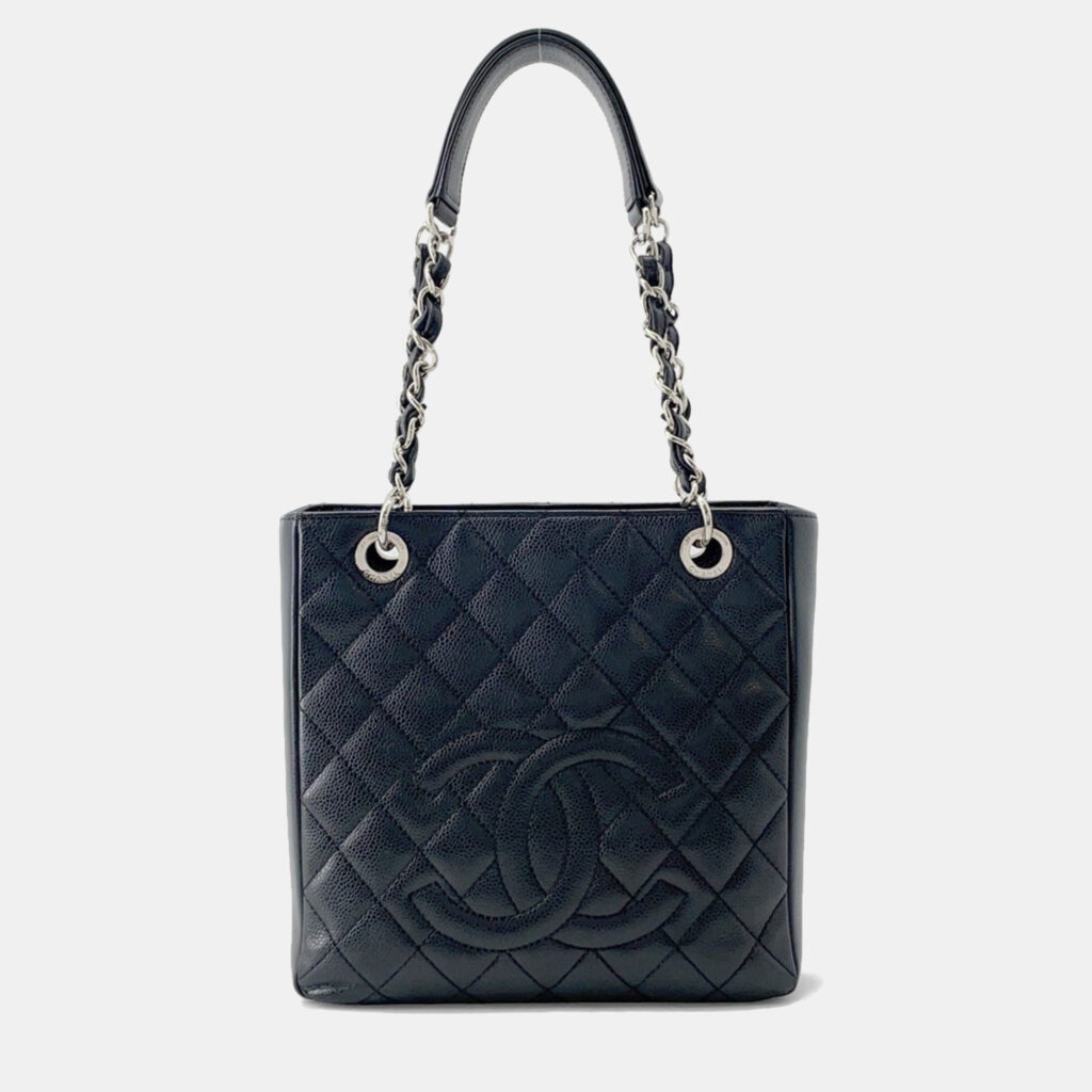 Chanel Matelasse Coco Mark Tote Bag Pst Black Chanel Matelasse Coco Mark Tote Bag Pst Black