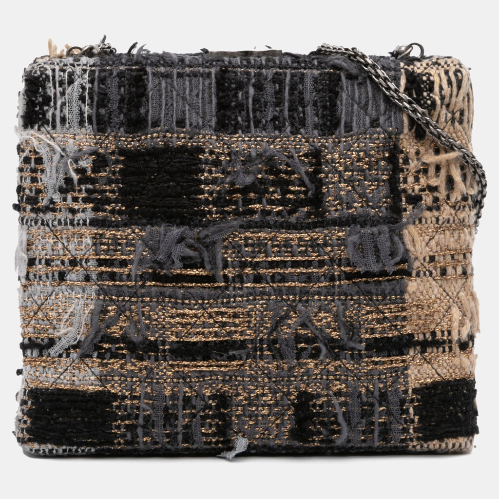 luxury-women-chanel-used-handbags-p1230194-002-1.jpg Chanel Quadrato Box Multicolor Tweed Crossbody Bag