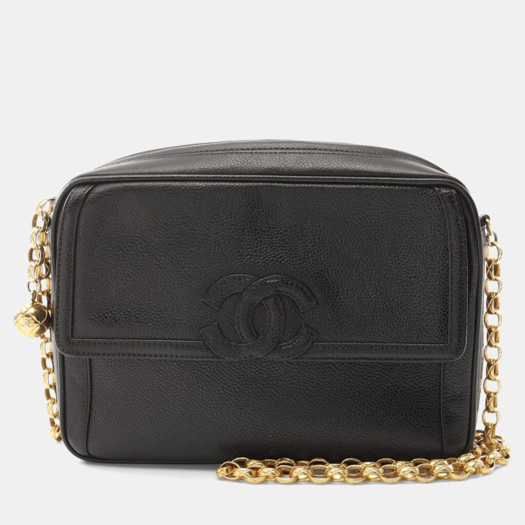 Chanel Coco Mark Chain Crossbody Shoulder Bag Ghw