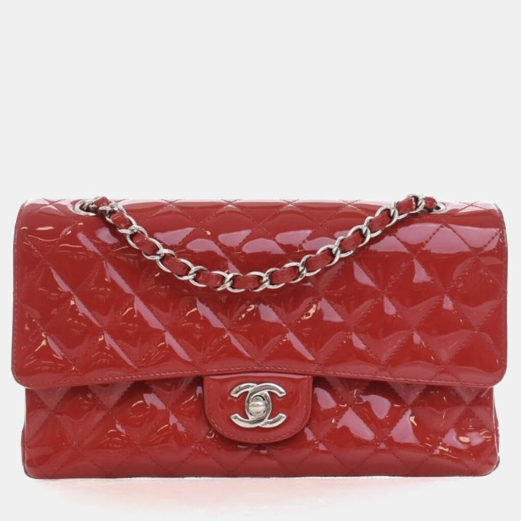 Chanel Medium Patent Classic Double Flap Bag Chanel Medium Patent Classic Double Flap Bag