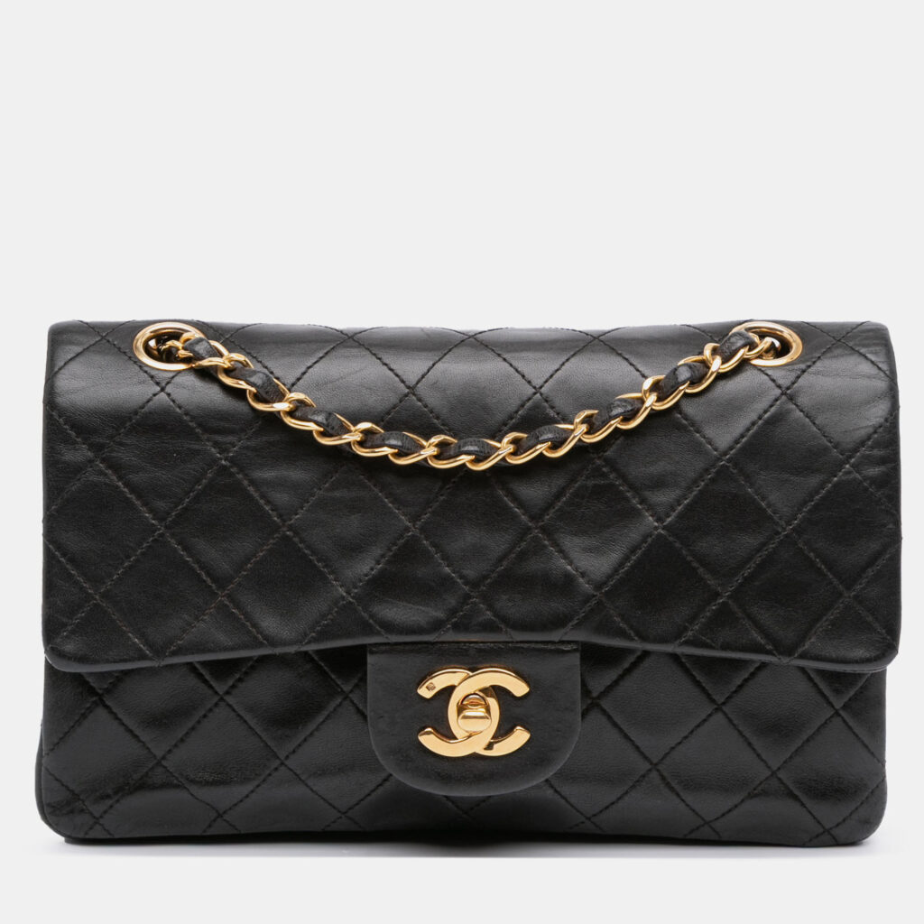 Chanel Classic Double Flap Small Lambskin Leather Shoulder Bag Chanel Classic Double Flap Small Lambskin Leather Shoulder Bag