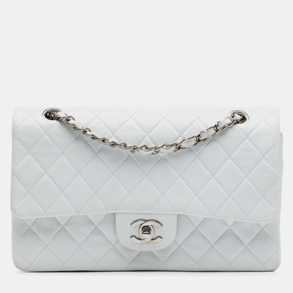 Chanel Classic Double Flap Medium Lambskin Leather Shoulder Bag Chanel Classic Double Flap Medium Lambskin Leather Shoulder Bag