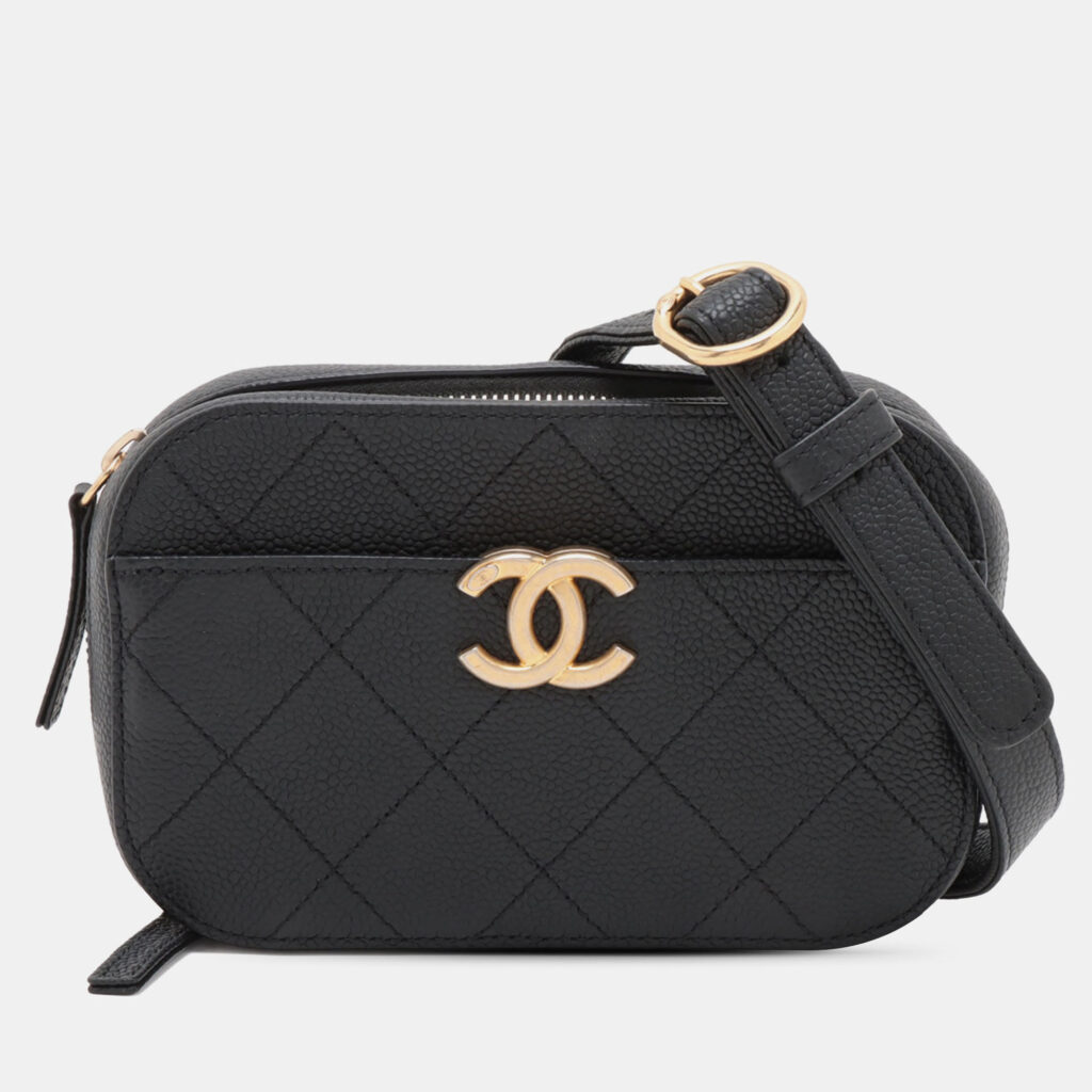 Chanel CC Stitched Caviar Waist Bag Chanel CC Stitched Caviar Waist Bag