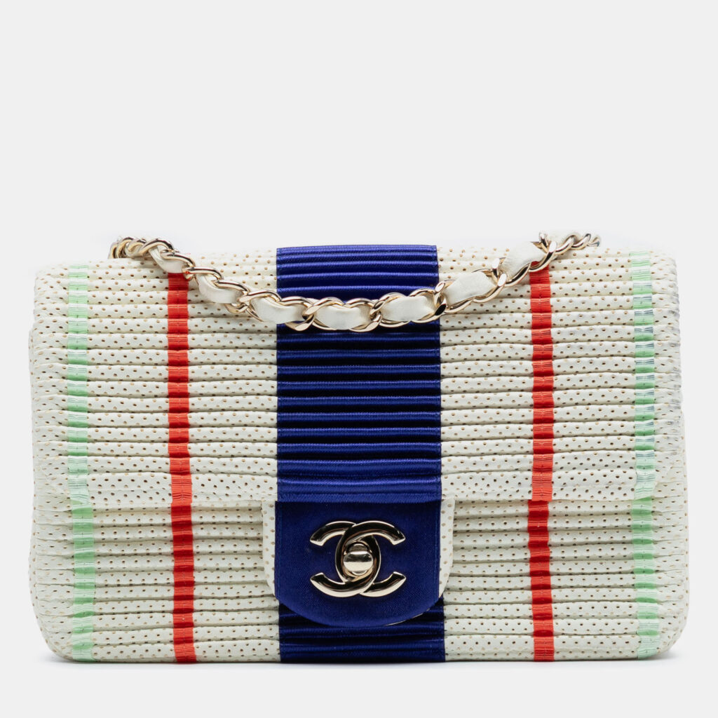 Chanel Multicolor New Mini Rectangular Classic Perforated Lambskin Single Flap Chanel Multicolor New Mini Rectangular Classic Perforated Lambskin Single Flap