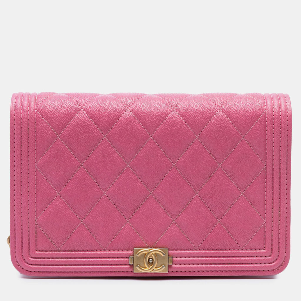 Chanel Small Quilted Caviar Boy Flap