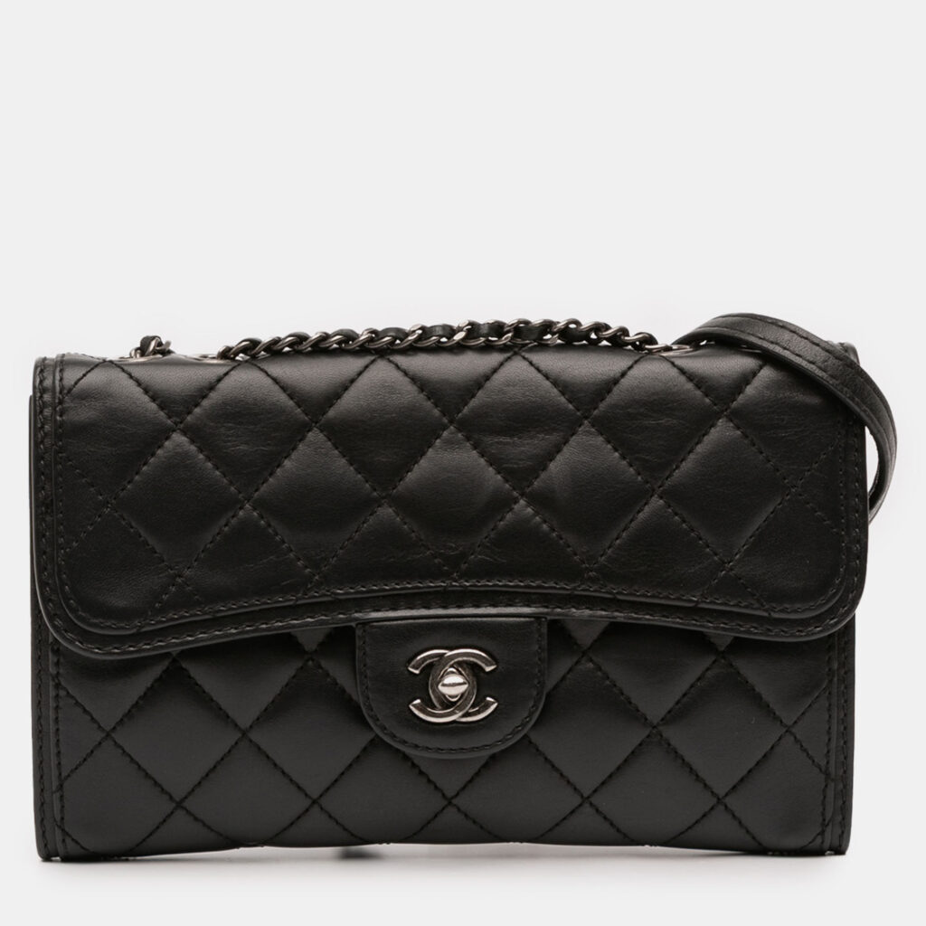 Quilted Citizen Zip Small Lambskin Leather Flap Bag