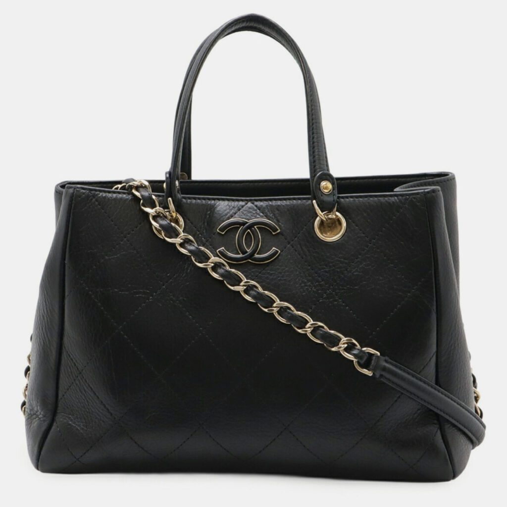 Chanel Small Bag Handbag Chain Shoulder Calfskin Black Chanel Small Bag Handbag Chain Shoulder Calfskin Black