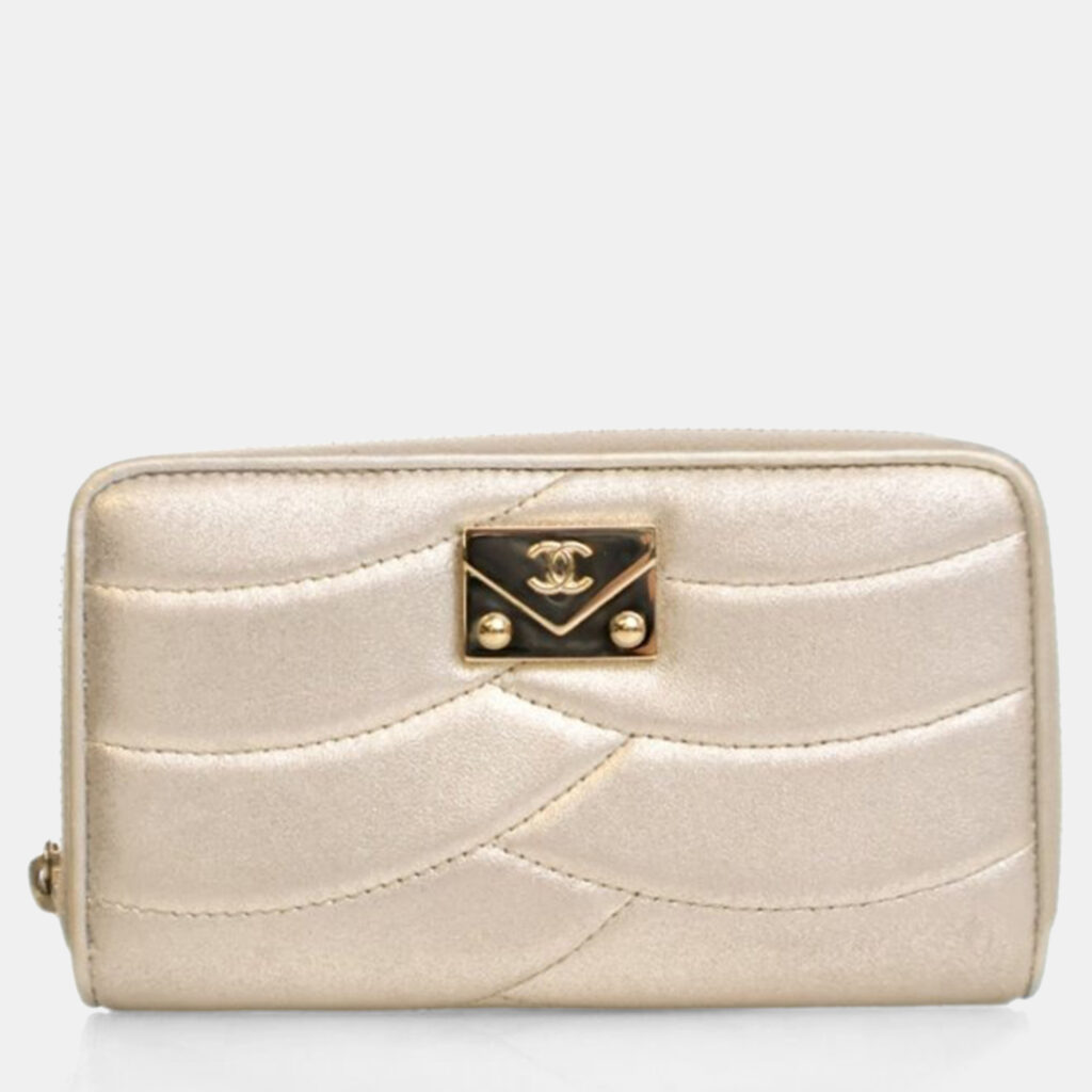 Chanel Lambskin CC Zip Wallet