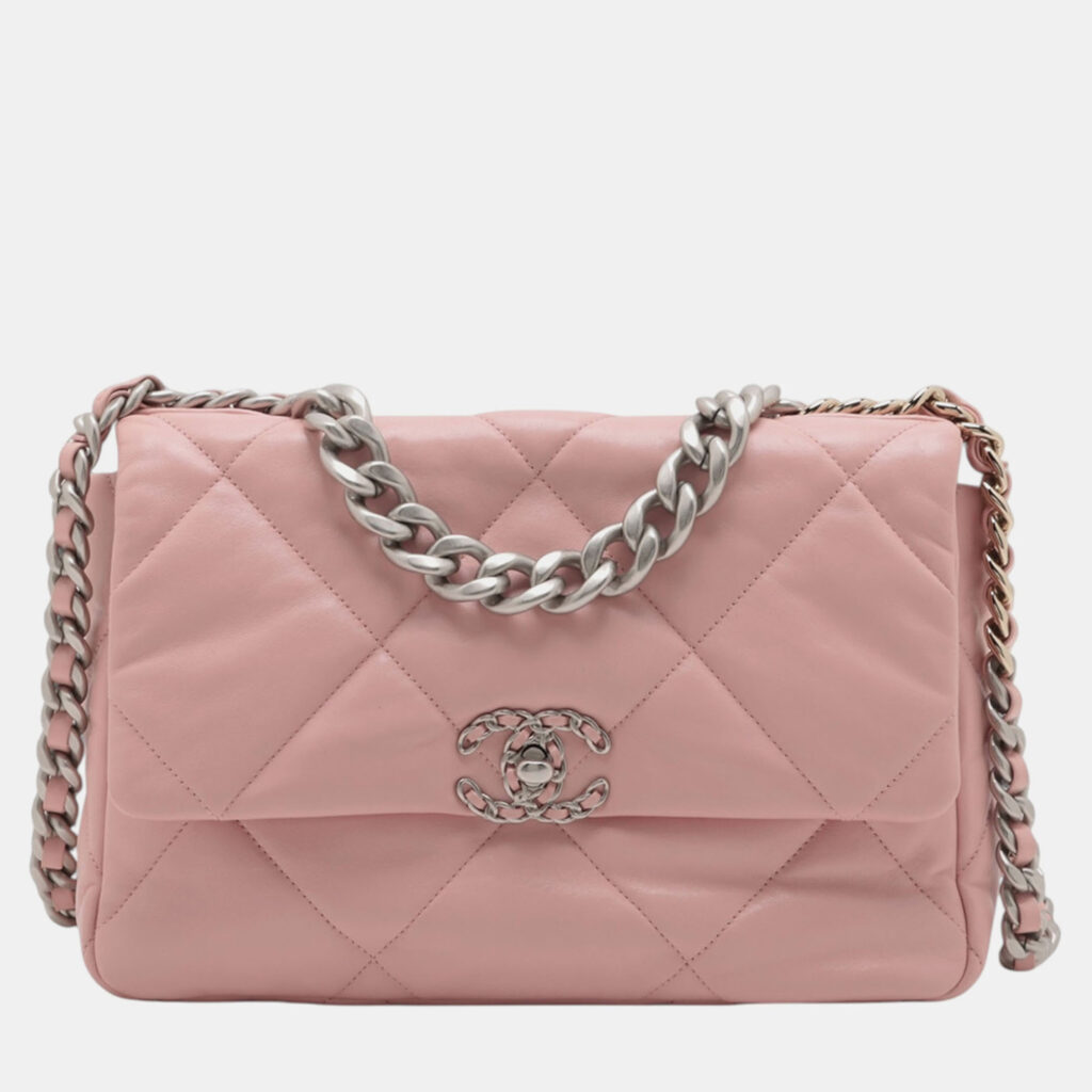 Chanel Pink Large Lambskin 19 Flap Chanel Pink Large Lambskin 19 Flap