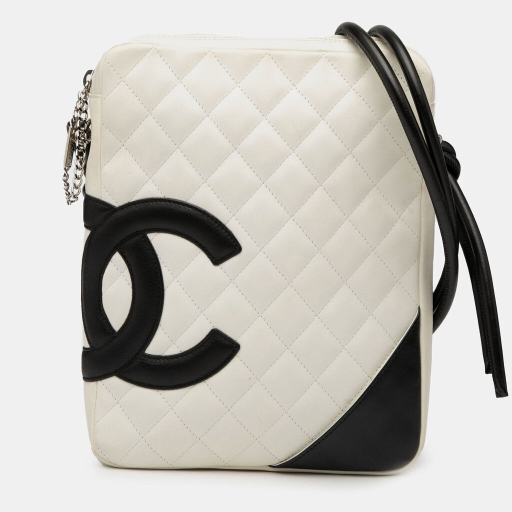 Chanel Black/White Lambskin Cambon Ligne Crossbody Chanel Black/White Lambskin Cambon Ligne Crossbody