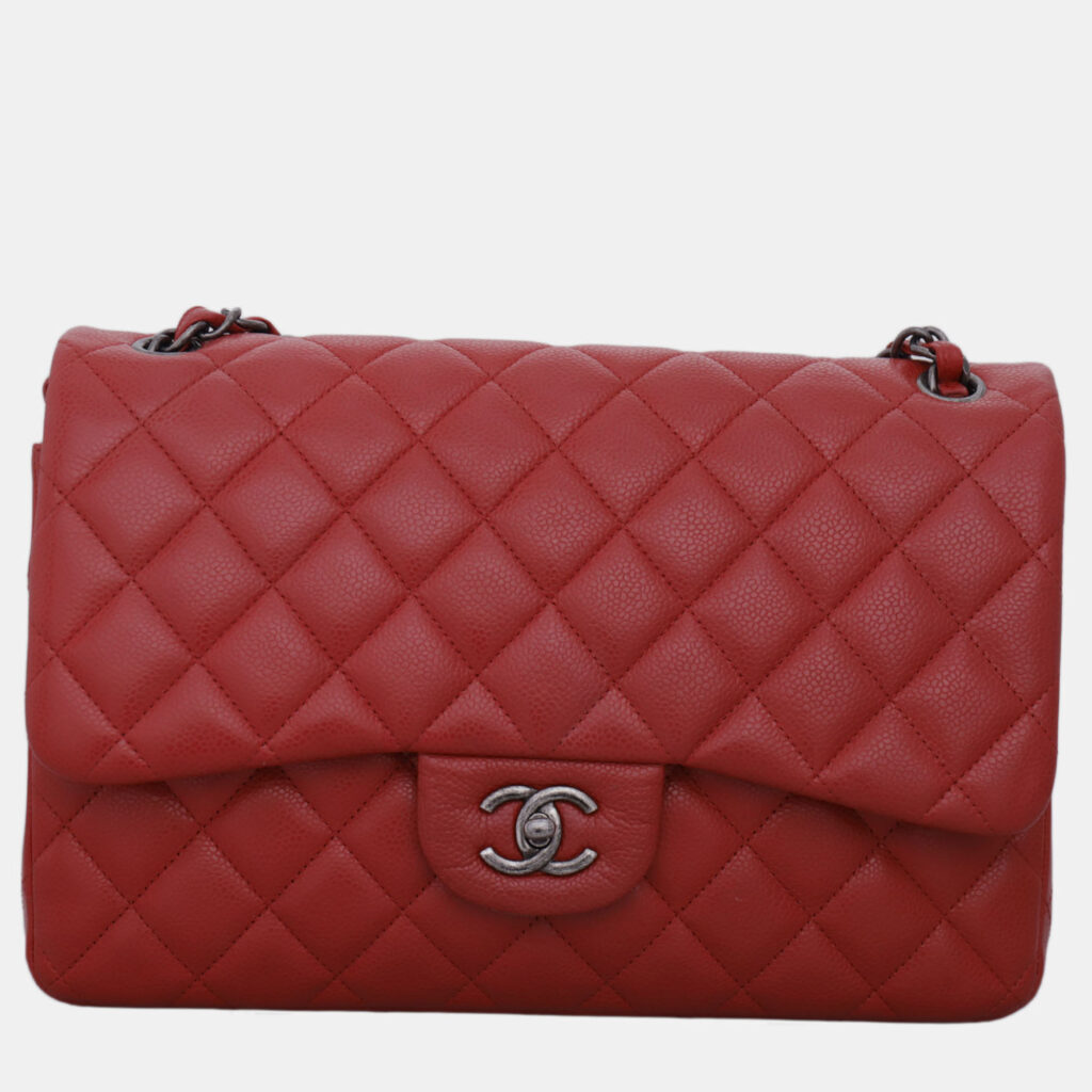 Chanel Caviar Jumbo Classic Double Flap Bag