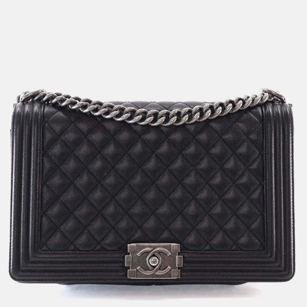 Chanel Large Caviar Boy Bag Chanel Large Caviar Boy Bag
