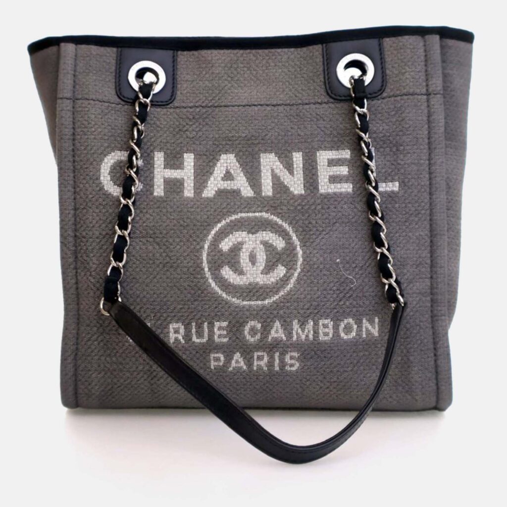 Chanel Small Mixed Fibers Deauville Tote