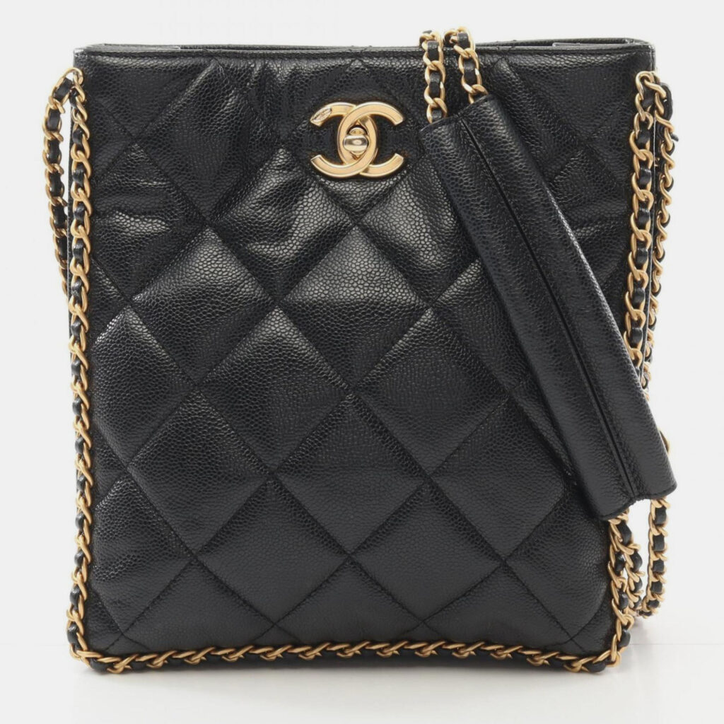 Chanel Small Bag Matelasse Shoulder Caviar Skin (Grained Calf) Black Chanel Small Bag Matelasse Shoulder Caviar Skin (Grained Calf) Black