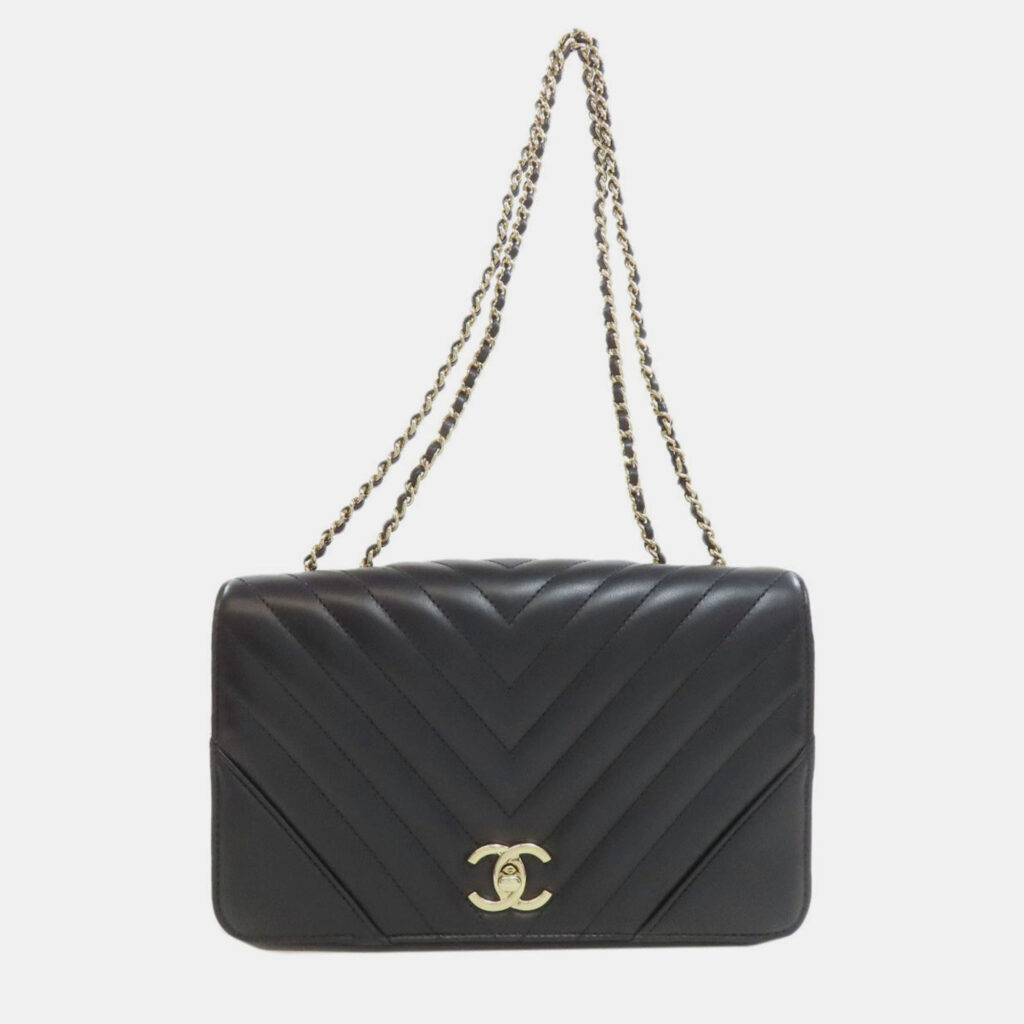 Chanel Chain Shoulder V Stitch Bag Lambskin Chanel Chain Shoulder V Stitch Bag Lambskin
